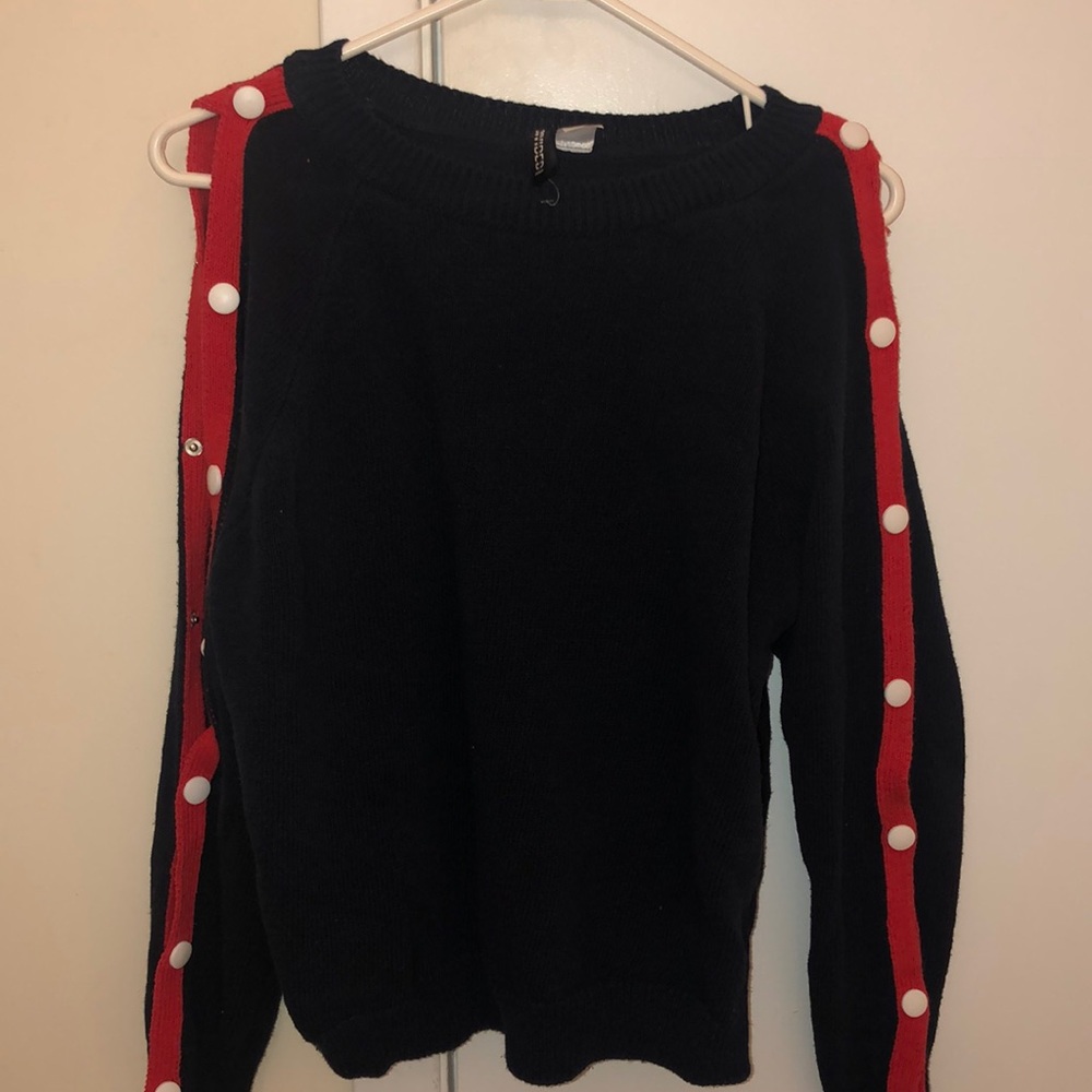 H&M Open & Close Snap Button Sweater